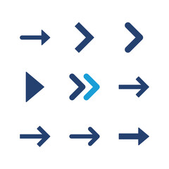 Arrow icon set. Arrow symbol. Arrow sign for your web design.