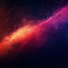 Obraz premium vibrant powder cloud with dramatic lighting and space for copy