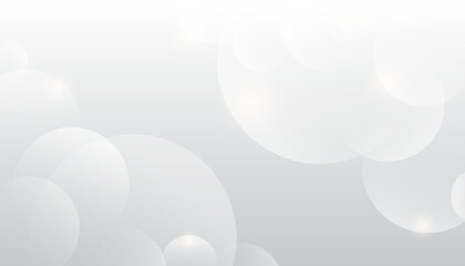 Abstract white Background decorated with soft lights and curves, Vector illustration