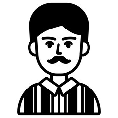 남자 콧수염 아이콘
