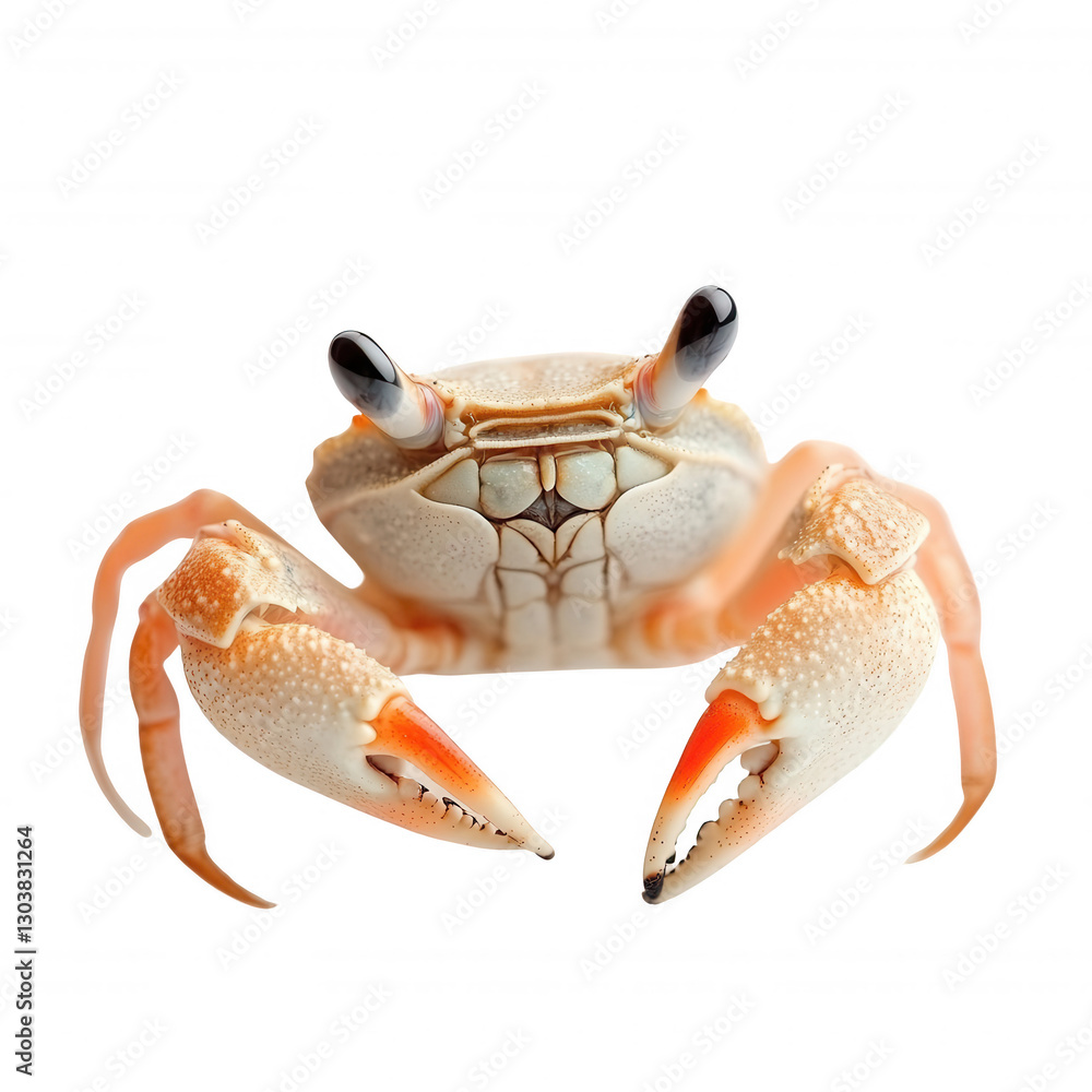 Poster a crab with distinctive claws and a textured shell, showcasing a blend of colors and intricate detai