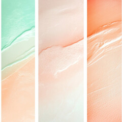 Fototapeta premium Soft and vibrant pastel color gradient background, Generative AI