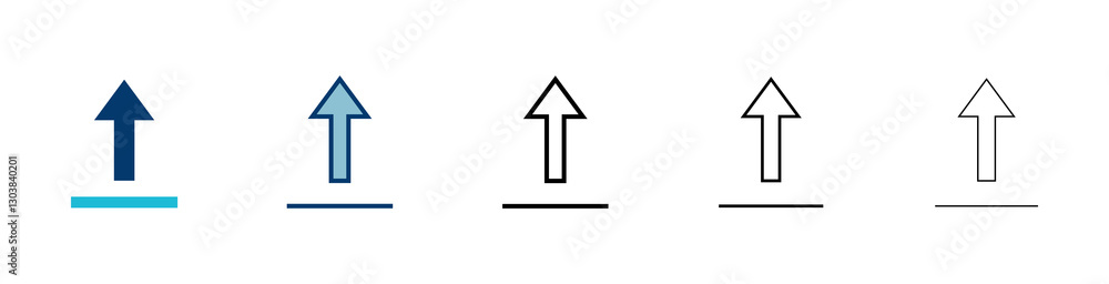 Poster upload icon vector isolated on white background. upload sign icon. upload button. load symbol.