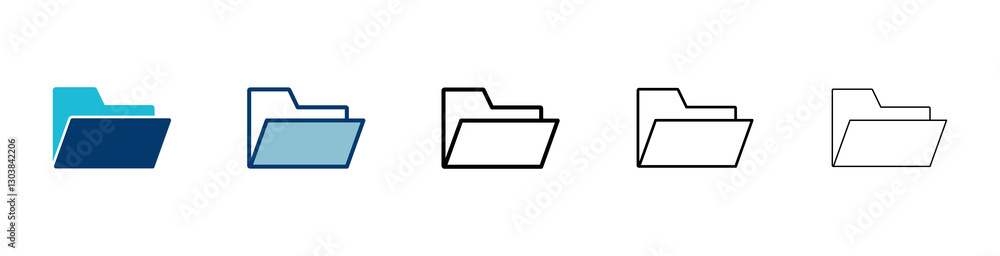 Poster folder icon vector isolated on white background. folder and documents icon. icon archive