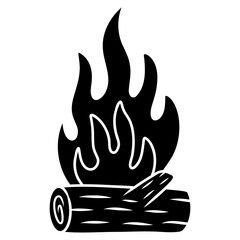 fire icon vector illustration