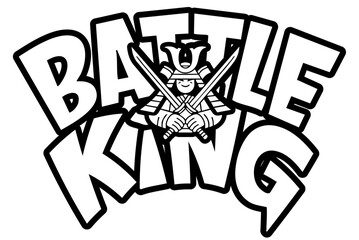 Obraz premium BATTLE KING 