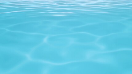 Fototapeta premium Wellness Community Concepts. Calm turquoise water surface with gentle ripples.