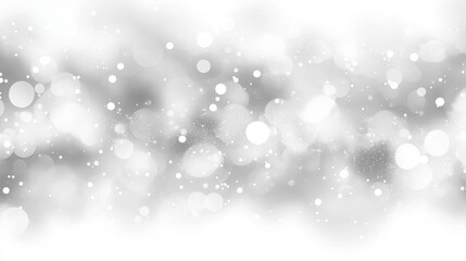 Obraz premium Soft Blurred Bokeh Effect with Minimalist Background in White Tones