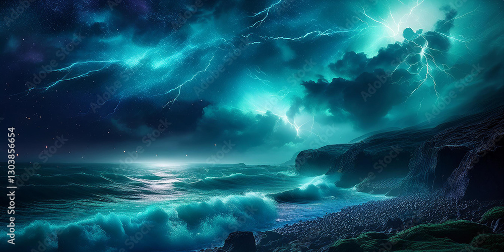 Wall mural abstract background with clouds