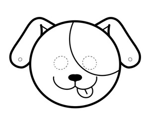 animal dog vector illustration