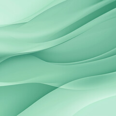Obraz premium Abstract Green Wave Background with Fluid Motion