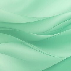 Obraz premium Abstract Green Wave Background with Fluid Motion