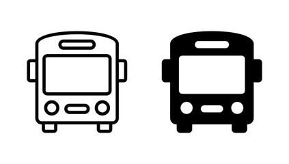 Bus icon vector. bus sign and symbol