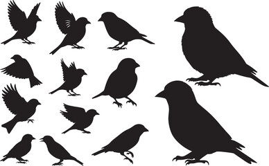 Goldfinch Silhouettes