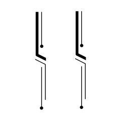 vector illustration of a set of screwdrivers