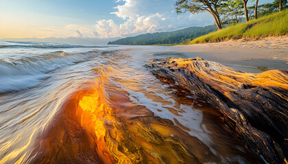 Naklejka premium Explore the wild beauty of majestic nature