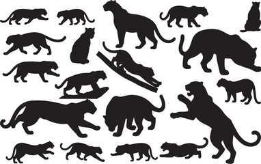 Jaguar Stance Silhouette Set