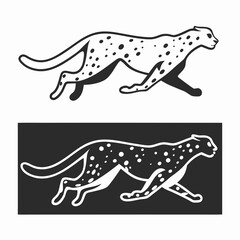 Fototapeta premium set of wild animals vector