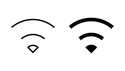 Wifi icon vector. signal sign and symbol. Wireless  icon