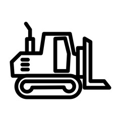 forklift truck icon