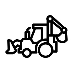 bulldozer vector illustration