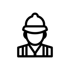 construction worker with helmet