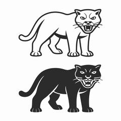 Obraz premium set of wild animals vector