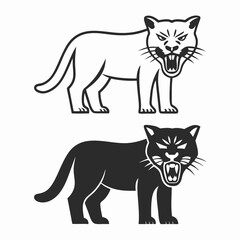 Obraz premium set of wild animals vector