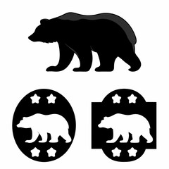 Fototapeta premium set of wild animals vector