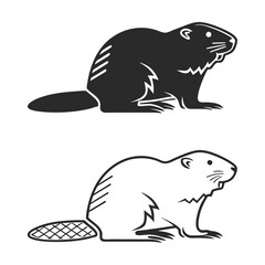 Fototapeta premium set of wild animals vector