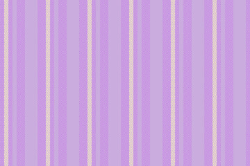 Uniform stripe vertical vector, happy pattern lines seamless. Deco textile fabric texture background in light and purple colors.