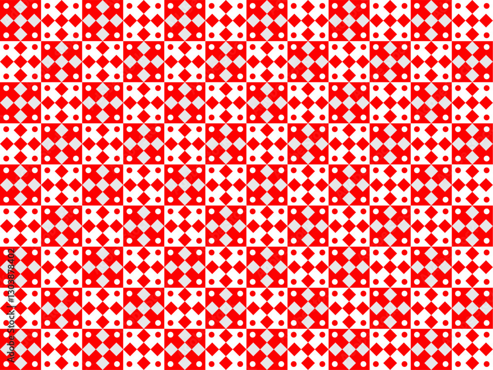 Poster basic shape pattern vector design