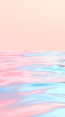 Calm water reflection serene pink and blue hues digital art tranquil environment aerial view abstract concept