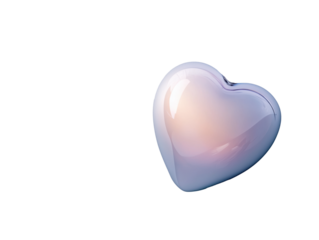 A Captivating 3D Holographic Heart Glows Against a Starry Backdrop, Merging Color and Light for an Unforgettable Visual Experience