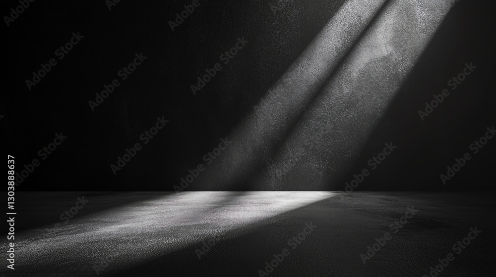 Poster minimalist black background with a subtle grunge texture. a dark, moody abstract composition with so