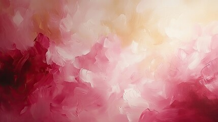 Fototapeta premium Abstract Pink and White Paint Texture Background