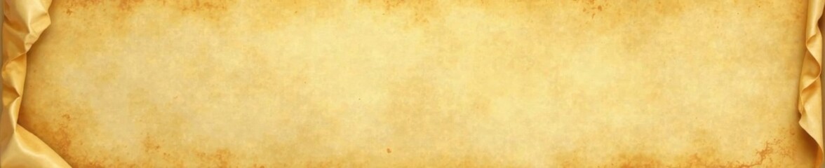 Obraz premium Aged, yellowed parchment; creases, blemishes, texture , document, aged paper