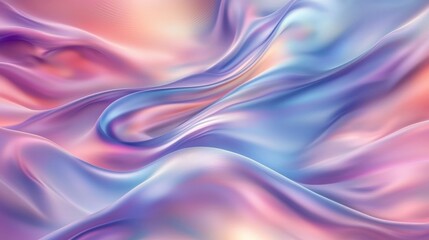 Obraz premium Abstract Pastel Pink Purple Blue Swirling Fabric Texture Background