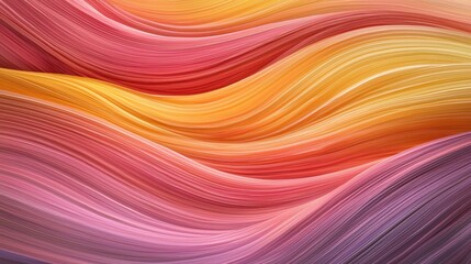 Naklejka premium Abstract Colorful Waves: A Symphony of Hues