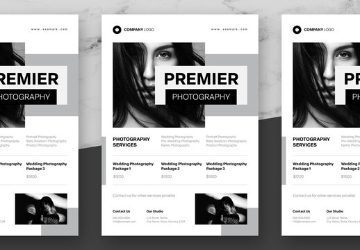 Black And White Photography Flyer