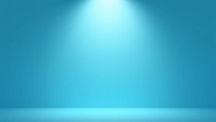 Obraz premium Empty light blue room with gradient light blue background and Light blue abstract effect background. Christmas, valentine's day, new year concept