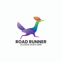 Road Runner Gradient Colorful Logo