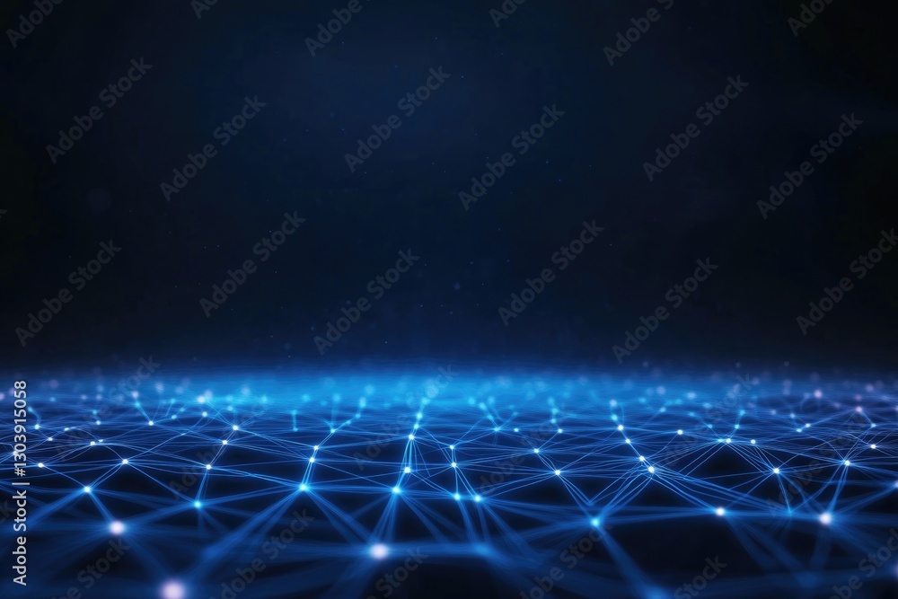 Poster clean monochromatic cyber background featuring delicate symmetrical grid lines or circuit patterns w
