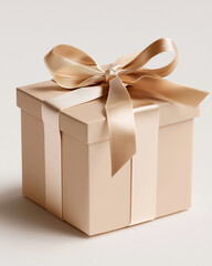 3D Gift Box Icon Isolated on White Background
