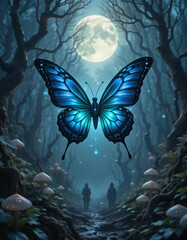 Fototapeta premium Majestic Butterfly – Nature’s Living Masterpiece