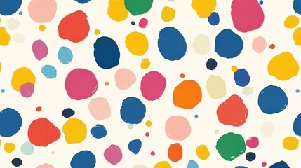 Vibrant Abstract Colorful Dots Pattern
