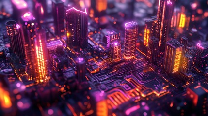 Close-up shot of a vibrant