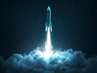 Obraz premium Rocket Launch