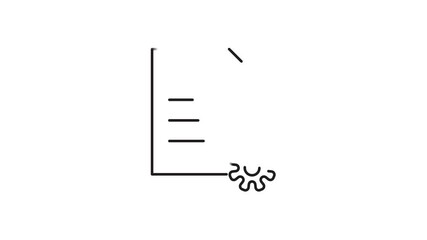 High-Quality Animated Document Icon with Settings Icon | Seamless File Management, Configuration, and Customization Concept for UI/UX, Digital Workflows, and Software Interface Design