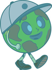 Green World  A Symbol of Ecology, Sustainability, and Care for the Planet.